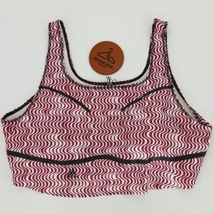 Adidas Stella McCartney TruePurpose Abstract Print Training Crop Top Size 4X NWT